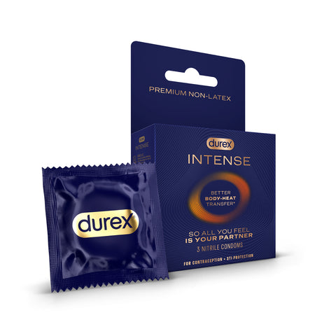 Durex Intense Nitrile Condoms 3 Pack Pack Durex Intense Nitrile Condoms 3 Pack Pack