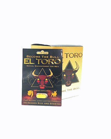 El Toro Male Enhancer 24 Ct Pill Display El Toro Male Enhancer 24 Ct Pill Display