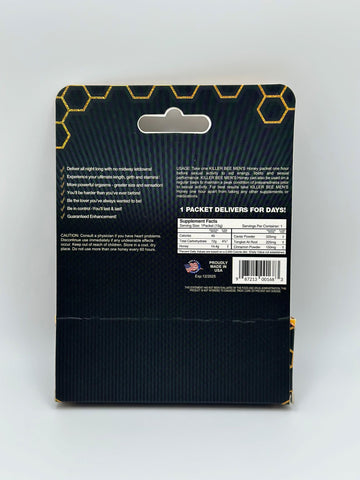 Killer Bee Honey Male Enhancer 24 Ct Display Killer Bee Honey Male Enhancer 24 Ct Display