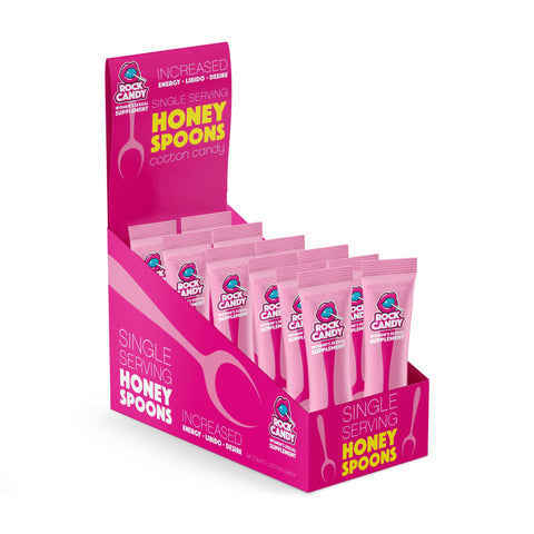 Honey Spoon - Female Sexual Supplement - Cotton  Candy 24 Ct Display Honey Spoon - Female Sexual Supplement - Cotton  Candy 24 Ct Display