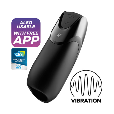 Men Vibration Plus Vibrator - Black Men Vibration Plus Vibrator - Black