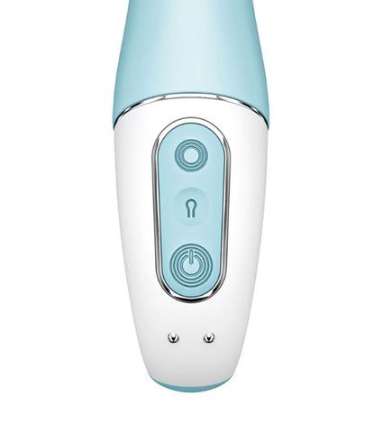 Satisfyer Air Pump Vibrator 5 Plus Inflatable  G-Spot Vibrator - Blue Satisfyer Air Pump Vibrator 5 Plus Inflatable  G-Spot Vibrator - Blue