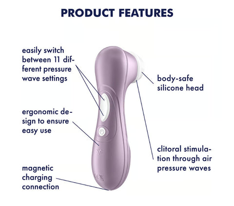 Satisfyer Pro 2 - Air Pulse Stimulator - Violet Satisfyer Pro 2 - Air Pulse Stimulator - Violet