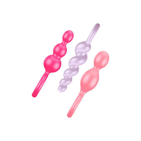 Satisfyer Booty Call 3 Piece Set - Multi Colored Satisfyer Booty Call 3 Piece Set - Multi Colored