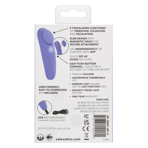 Calexotics Connect Panty Teaser - Periwinkle Calexotics Connect Panty Teaser - Periwinkle