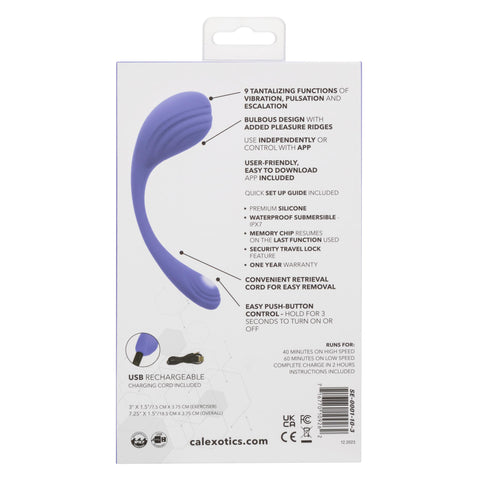 Calexotics Connect Kegel Exerciser - Periwinkle Calexotics Connect Kegel Exerciser - Periwinkle