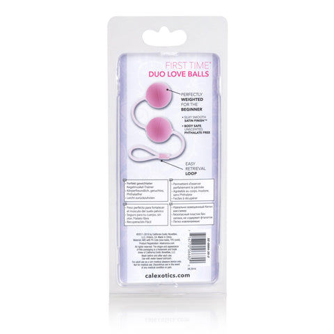 First Time Love Balls Duo Lovers - Pink First Time Love Balls Duo Lovers - Pink