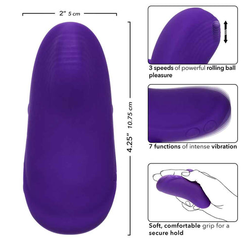 Envy Handheld Rolling Ball Massager - Purple Envy Handheld Rolling Ball Massager - Purple