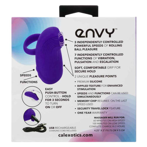 Envy Handheld Rolling Ball Massager - Purple Envy Handheld Rolling Ball Massager - Purple