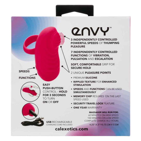 Envy Handheld Thumping Massager - Pink Envy Handheld Thumping Massager - Pink