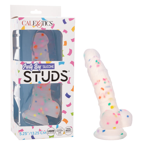 Party Boy Silicone Studs 5.25"/13.25 Cm Party Boy Silicone Studs 5.25"/13.25 Cm