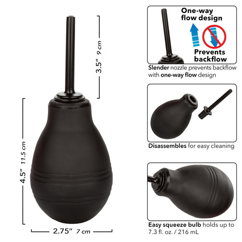 One Way Anal Douche - Black One Way Anal Douche - Black