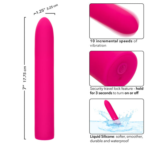 Rechargeable Classic Chic  Standard Vibrator - Pink Rechargeable Classic Chic  Standard Vibrator - Pink