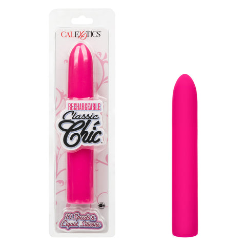 Rechargeable Classic Chic  Standard Vibrator - Pink Rechargeable Classic Chic  Standard Vibrator - Pink