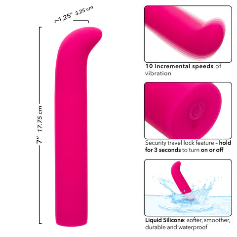 Rechargeable Classic Chic  Standard "G" Vibrator - Pink Rechargeable Classic Chic  Standard "G" Vibrator - Pink