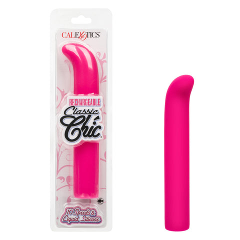 Rechargeable Classic Chic  Standard "G" Vibrator - Pink Rechargeable Classic Chic  Standard "G" Vibrator - Pink