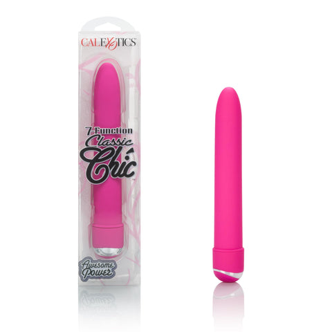 7 Function Classic Chic  6 Inches Vibe - Pink 7 Function Classic Chic  6 Inches Vibe - Pink