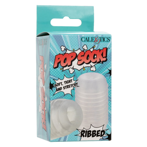 Pop Sock Ribbed - Clear Pop Sock Ribbed - Clear