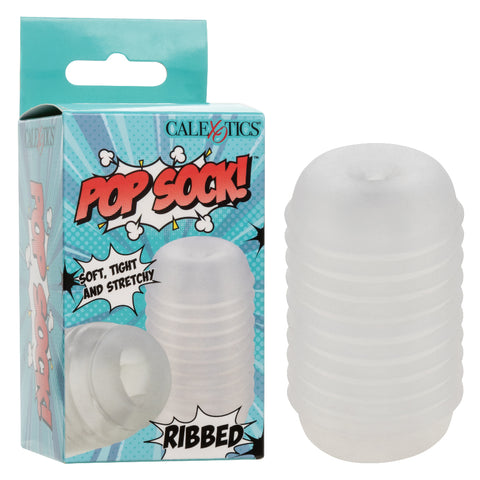 Pop Sock Ribbed - Clear Pop Sock Ribbed - Clear