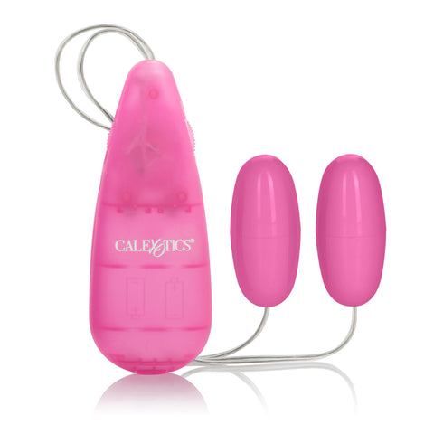 Pocket Exotics Vibrating Double Pink Passion Bullets - Pink Pocket Exotics Vibrating Double Pink Passion Bullets - Pink