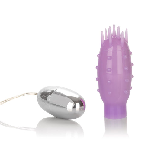 Silicone Slims Vibrating Nubby Bullet - Purple Silicone Slims Vibrating Nubby Bullet - Purple