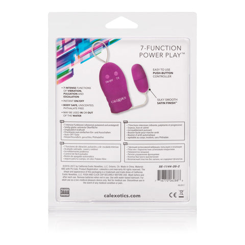 7-Function Power Play Bullet - Pink 7-Function Power Play Bullet - Pink