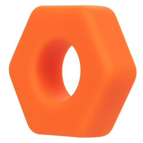 Alpha Liquid Silicone Prolong Sexagon Ring -  Orange Alpha Liquid Silicone Prolong Sexagon Ring -  Orange