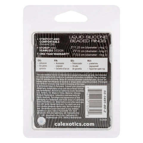 Alpha Liquid Silicone Beaded Rings Alpha Liquid Silicone Beaded Rings