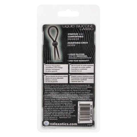 Alpha Liquid Silicone Lasso - Black Alpha Liquid Silicone Lasso - Black
