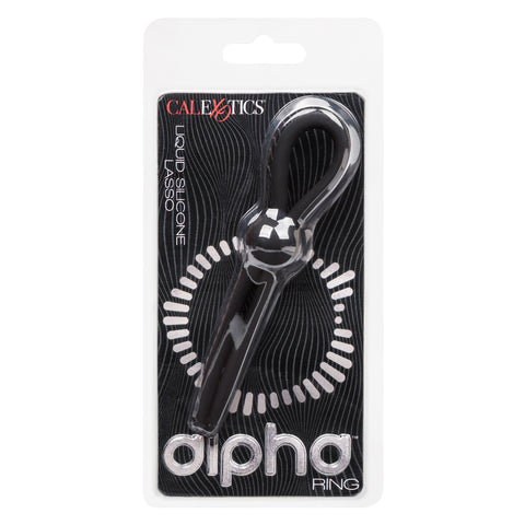 Alpha Liquid Silicone Lasso - Black Alpha Liquid Silicone Lasso - Black