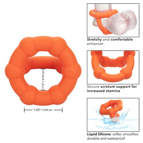Alpha Liquid Silicone All Star Ring - Orange Alpha Liquid Silicone All Star Ring - Orange