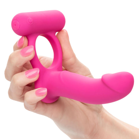 Silicone Rechargeable Double Diver - Pink Silicone Rechargeable Double Diver - Pink