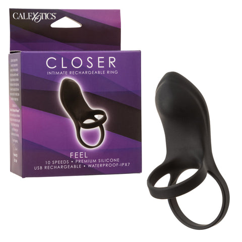 Closer Intimate Rechargeable Ring Feel - Black Closer Intimate Rechargeable Ring Feel - Black