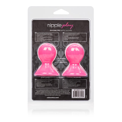 Nipple Play Silicone Pro Nipple Suckers - Pink Nipple Play Silicone Pro Nipple Suckers - Pink