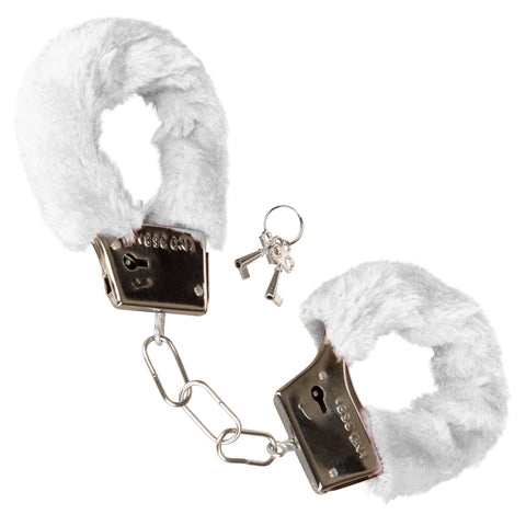 Playful Furry Cuffs - White Playful Furry Cuffs - White