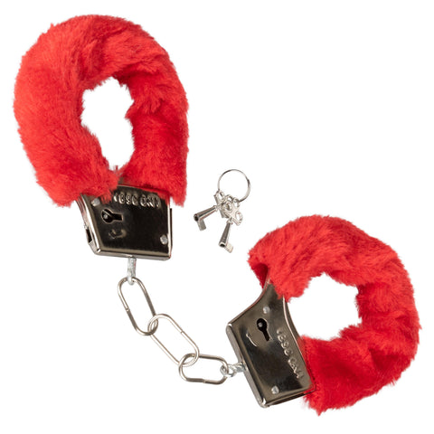 Playful Furry Cuffs - Red Playful Furry Cuffs - Red