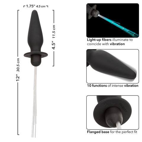 Southern Lights - Vibrating Light Up Anal Probe -  Black Southern Lights - Vibrating Light Up Anal Probe -  Black
