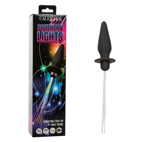 Southern Lights - Vibrating Light Up Anal Probe -  Black Southern Lights - Vibrating Light Up Anal Probe -  Black