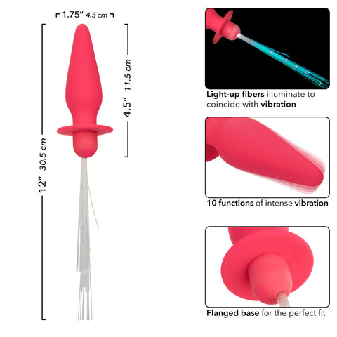 Southern Lights - Vibrating Light Up Anal Probe -  Pink Southern Lights - Vibrating Light Up Anal Probe -  Pink