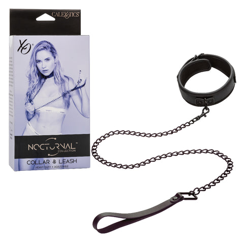 Nocturnal Collection  Collar and Leash - Black Nocturnal Collection  Collar and Leash - Black