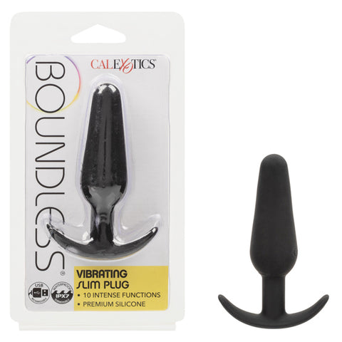 Boundless Vibrating Slim Plug - Black Boundless Vibrating Slim Plug - Black