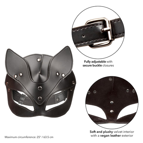 Euphoria Collection Cat Mask - Black Euphoria Collection Cat Mask - Black