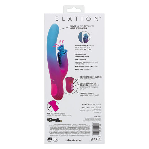 Elation Dual Stimulator With Suction Elation Dual Stimulator With Suction