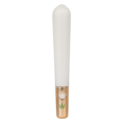 Naughty Bits Smoke Show Mini Joint Vibe - White Naughty Bits Smoke Show Mini Joint Vibe - White