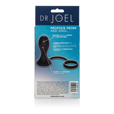 Dr. Joel Kaplan Prostate Probe and Ring - Black Dr. Joel Kaplan Prostate Probe and Ring - Black