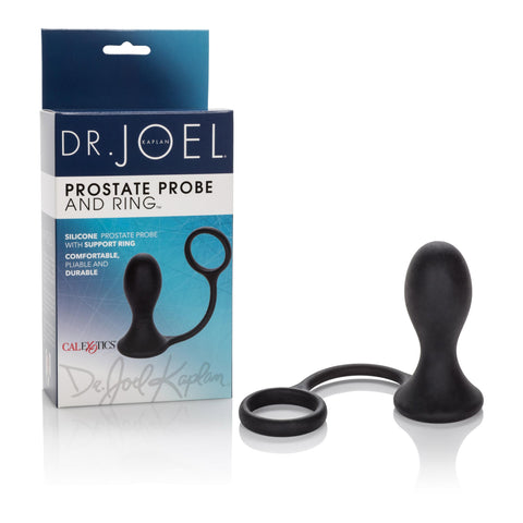 Dr. Joel Kaplan Prostate Probe and Ring - Black Dr. Joel Kaplan Prostate Probe and Ring - Black