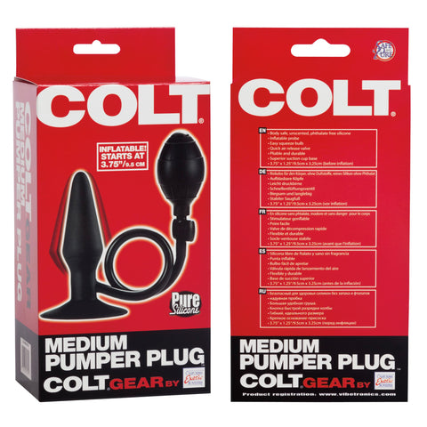 Colt Medium Pumper Plug - Black Colt Medium Pumper Plug - Black