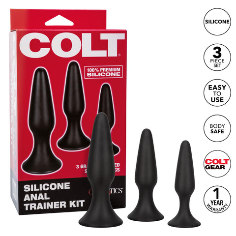 Colt Silicone Anal Trainer Kit Colt Silicone Anal Trainer Kit