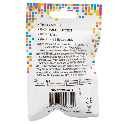 Foil Pack 3-Speed Bullet - Pink Foil Pack 3-Speed Bullet - Pink