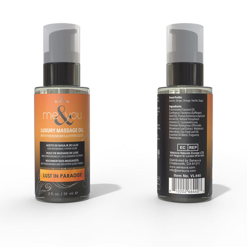 Me and You Massage Oil Lust in Paradise 2oz Pheromone Infused Me and You Massage Oil Lust in Paradise 2oz Pheromone Infused